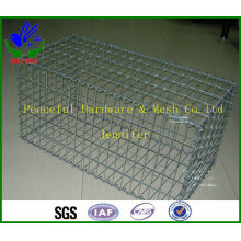 2m X 1m X 1m galvanizado soldado Gabion cesta de piedra (HPZS6001)